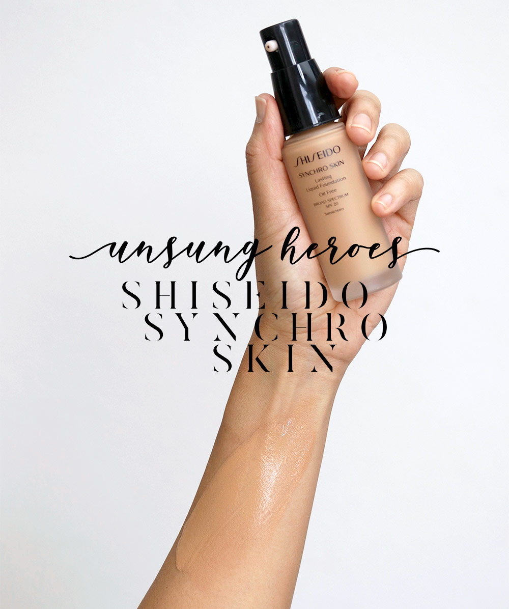 Unsung Makeup Heroes Shiseido Synchro Skin Lasting Liquid Foundation